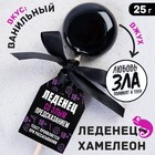 Леденец на палочке «Любовь зла»: со злым предсказанием, вкус: ваниль, 25 г. 4981223 - фото 8994516