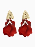 Серьги ассорти «Ветер» мятые треугольники, цвет красно-золотой - Фото 1