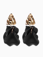 Серьги ассорти «Ветер» мятые треугольники, цвет чёрно-золотой - Фото 2