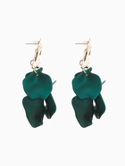 Серьги ассорти «Ветер» мятые треугольники, цвет зелёный - Фото 3