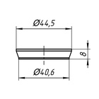 Прокладка "АНИ Пласт" M040, 40 мм, коническая (комплект 30 шт) - фото 31939439