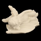 Сувенир полистоун "Белоснежный ангел спящий на листе" МИКС 3х6,3х3,5 см - Фото 5