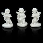 Сувенир полистоун "Белоснежный ангел проказник" 4х2,4х2,3 см - Фото 1