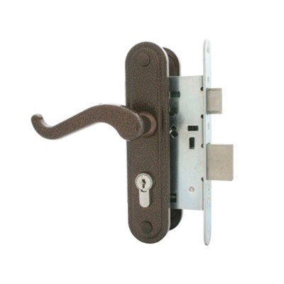 Замок врезной Д-град «Зенит» ЗВ4-3.02, с ручками, м/о 55, цвет медь