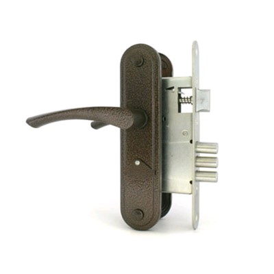 Замок врезной Д-град «Зенит» ЗВ9-4.2, с ручками, м/о 55, цвет медь