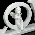 Сувенир полистоун "Белоснежные ангелы на слове LOVE" 24,5х6,5х2,8 см - Фото 4
