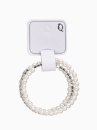 Браслет жемчуг «Пружинка» яркость, шар №6, цвет белый в серебре, d=6 см - Фото 5