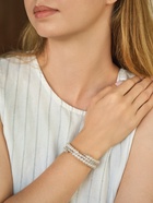 Браслет жемчуг «Пружинка» яркость, шар №6, цвет белый в серебре, d=6 см - Фото 2