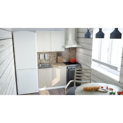 Кухонный гарнитур прямой для маленькой кухни «Ольга мини 1», 1000 мм, цвет карамель/латте