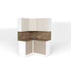 Кухонный гарнитур угловой «Ольга прайм 1», 1200×1400 мм, цвет карамель/латте 5007788