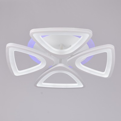 Люстра с ПДУ 03305/4, 4×24 Вт LED, 41×41×8 см, белый