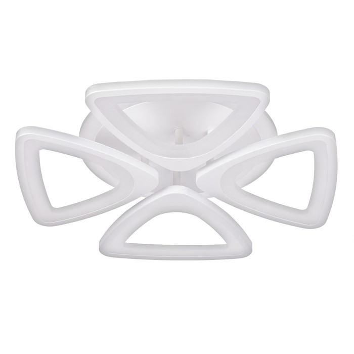 Люстра с ПДУ 03305/4, 4×24 Вт LED, 41×41×8 см, белый