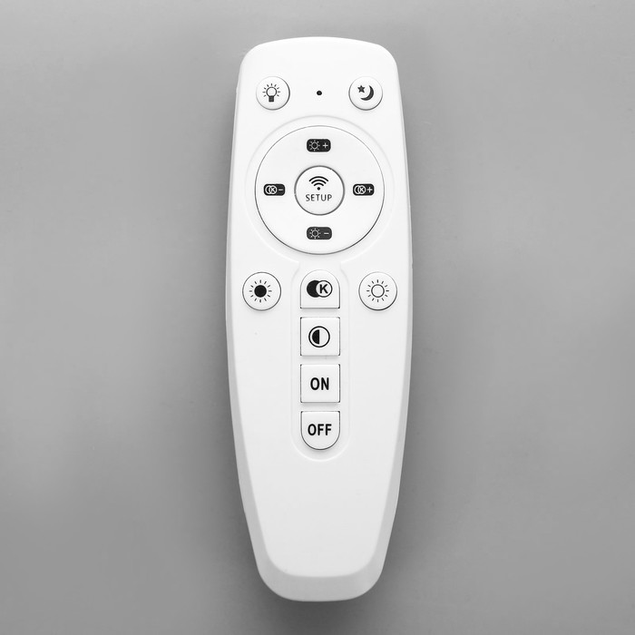 Люстра с ПДУ 03305/4, 4×24 Вт LED, 41×41×8 см, белый