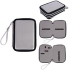 Пенал 3 секции 145*200 мм, экокожа, deVENTE Yume, ручка-петля на карабине, серебристый - Фото 1