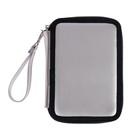 Пенал 3 секции 145*200 мм, экокожа, deVENTE Yume, ручка-петля на карабине, серебристый - Фото 2