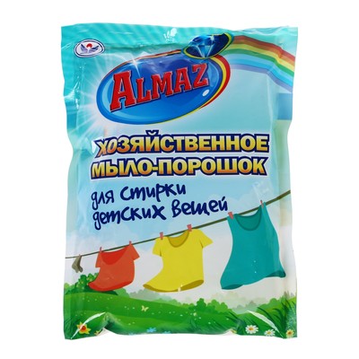 Almaz Хозяйственное Мыло-Порошок для стирки детских вещей, 300 гр