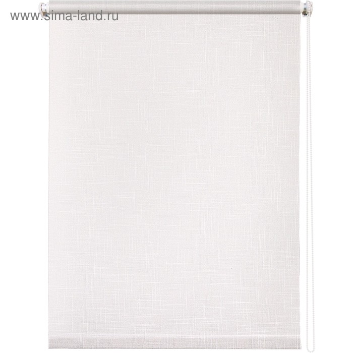 Рулонная штора «Шантунг», 40 х 175 см, цвет белый - Фото 1