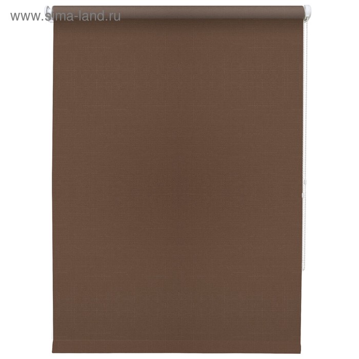 Рулонная штора «Шантунг», 60 х 175 см, цвет шоколад - Фото 1
