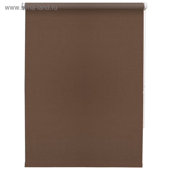Рулонная штора «Шантунг», 90 х 175 см, цвет шоколад - Фото 1