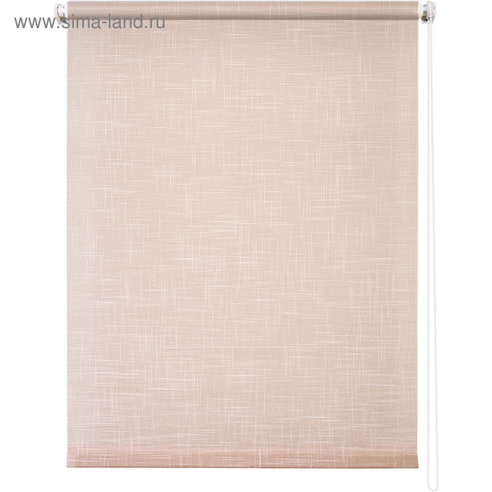 Рулонная штора «Шантунг», 180 х 175 см, цвет персик - Фото 1