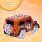 Машинка для магического трека Magic Tracks, световые эффекты, работает от батареек, цвет оранжевый - Фото 3