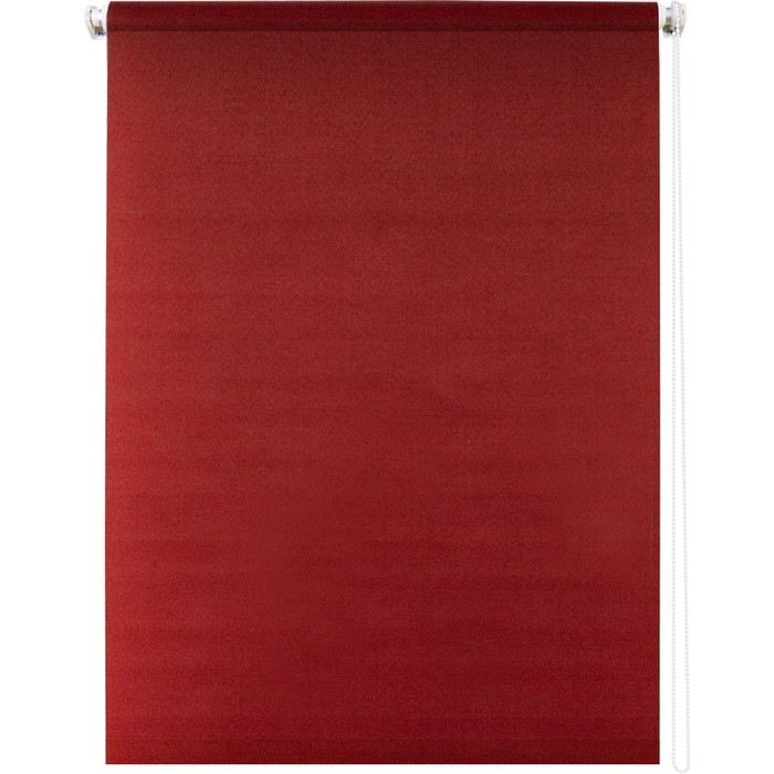 Рулонная штора «Плайн», 50 х 175 см, цвет красный