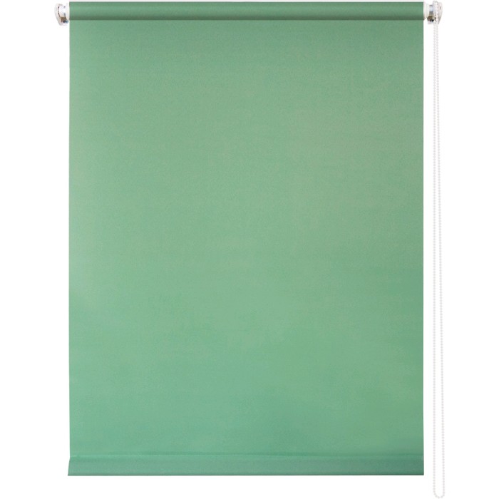Рулонная штора «Плайн», 40 х 175 см, цвет светло-зелёный