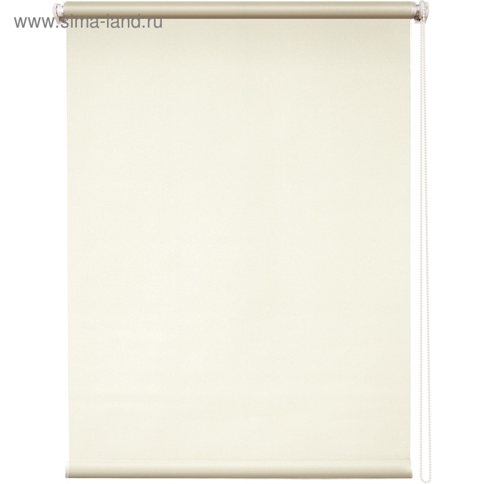Рулонная штора «Плайн», 200 х 175 см, цвет сливочный - Фото 1