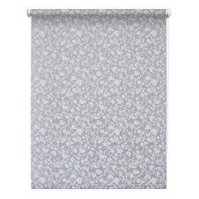 Рулонная штора «Лето», 140 х 175 см, цвет серый