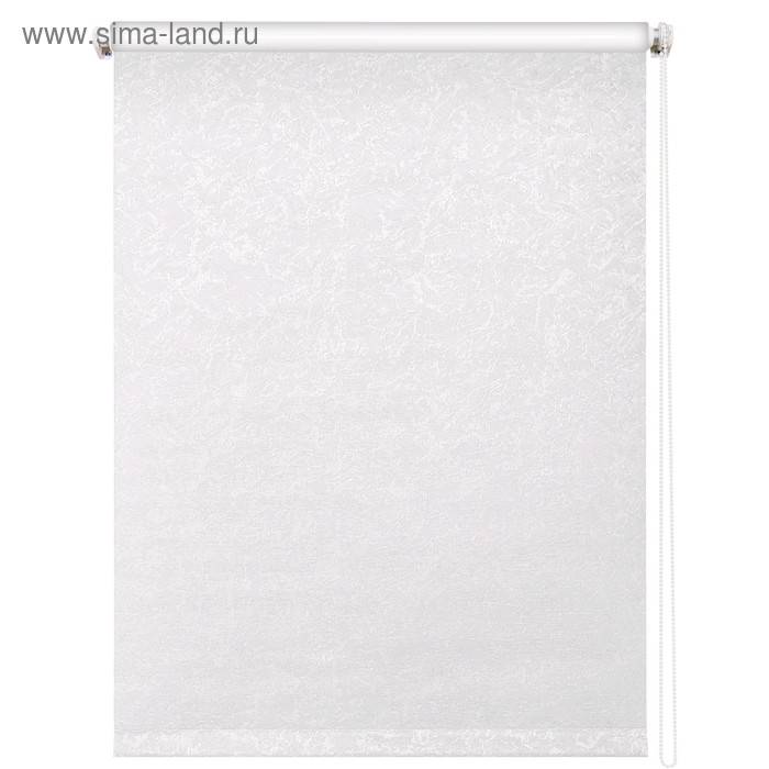 Рулонная штора «Фрост», 40 х 175 см, блэкаут, цвет белый - Фото 1