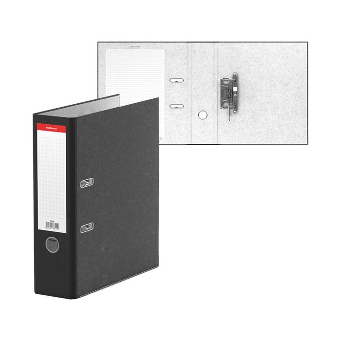 Папка–регистратор А4, 80 мм, ErichKrause "Original", с арочным механизмом, черная - фото 298393907