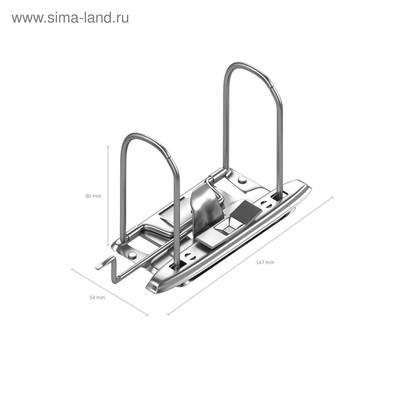 Папка–регистратор А4, 80 мм, ErichKrause Business, с арочным механизмом, черная