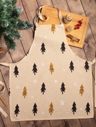 Фартук «Доляна» Christmas mood, 60×65 см, 100% хлопок, рогожка - Фото 5