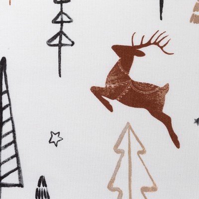 Полотенце «Доляна» X-Mas 40×70 см, 100%хл, рогожка 164 г/м²