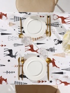 Скатерть новогодняя «Доляна» X-Mas 146×110± 3 см, 100% хлопок, рогожка 164 г/м² - Фото 3