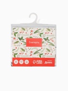 Скатерть новогодняя «Доляна» X-Mas 146×110± 3 см, 100% хлопок, рогожка 164 г/м² - Фото 6
