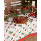 Скатерть новогодняя «Доляна» New Year 146×220 см, 100% хлопок, рогожка 164 г/м² - Фото 3