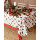Скатерть новогодняя «Доляна» New Year 146×180 см, 100% хлопок, рогожка 164 г/м² - Фото 2