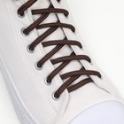 Шнурки для обуви круглые, d = 4 мм, 120 см, цвет коричневый - фото 8995487