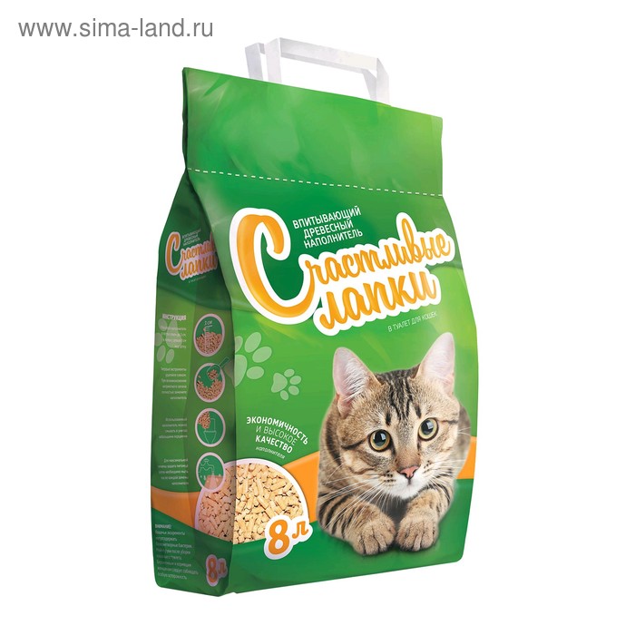Кошачий наполнитель хвойный