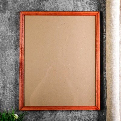 Фоторамка с 20 40х50 см, махагон (пластиковый экран)