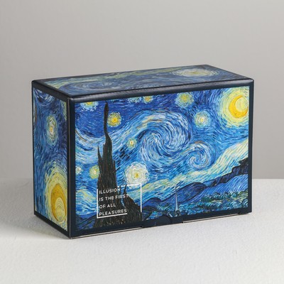 Коробка‒пенал, упаковка подарочная, «Ван Гог», 22 х 15 х 10 см