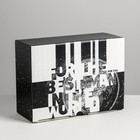 Коробка‒пенал, упаковка подарочная, «For real man», 26 х 19 х 10 см - фото 3478272