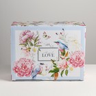 Коробка‒пенал, упаковка подарочная, Love, 30 х 23 х 12 см - Фото 2