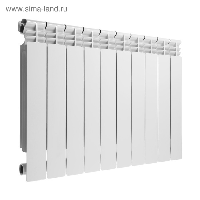 Радиатор алюминиевый Lammin PREMIUM, 500х80 мм, 10 секций - Фото 1
