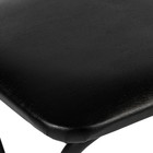Табурет складной, экокожа черная/черный - Фото 2