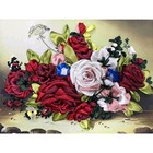 Набор для вышивки лентами «Шмель на розах» - фото 294919363