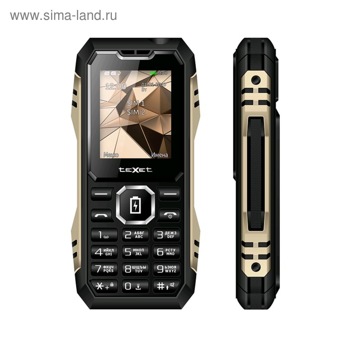 Сотовый телефон Texet TM-D429 1,77", microSD, 2 sim, антрацит - Фото 1
