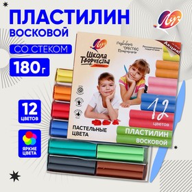 {{productViewItem.photos[photoViewList.activeNavIndex].Alt || productViewItem.photos[photoViewList.activeNavIndex].Description || 'Пластилин мягкий (восковой), 12 цветов, 180 г, &quot;Школа творчества&quot;, со стеком'}}