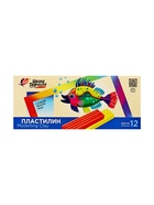 Пластилин 12 цветов 240 г "Школа творчества" 5034758 - фото 4725617